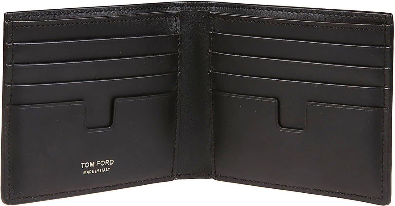 Tom Ford Printed Alligator Classic Bifold Wallet Brown Bruin