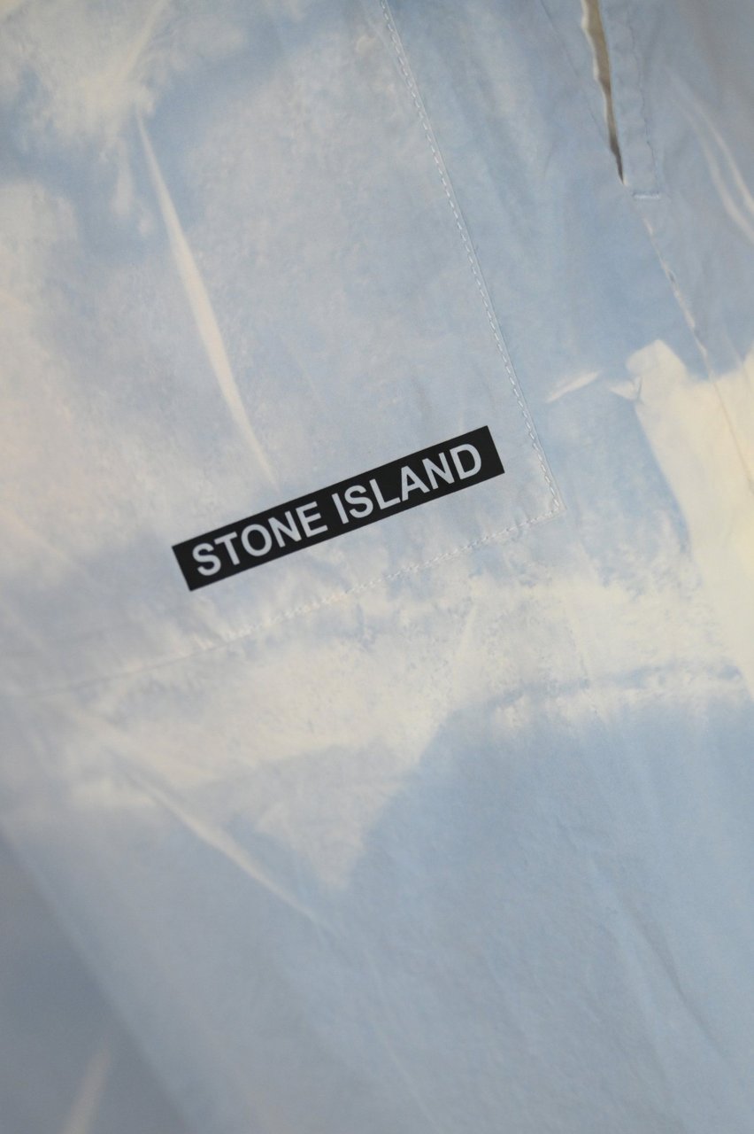 Stone Island Shorts Blauw