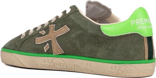 Premiata Sneakers Green Groen