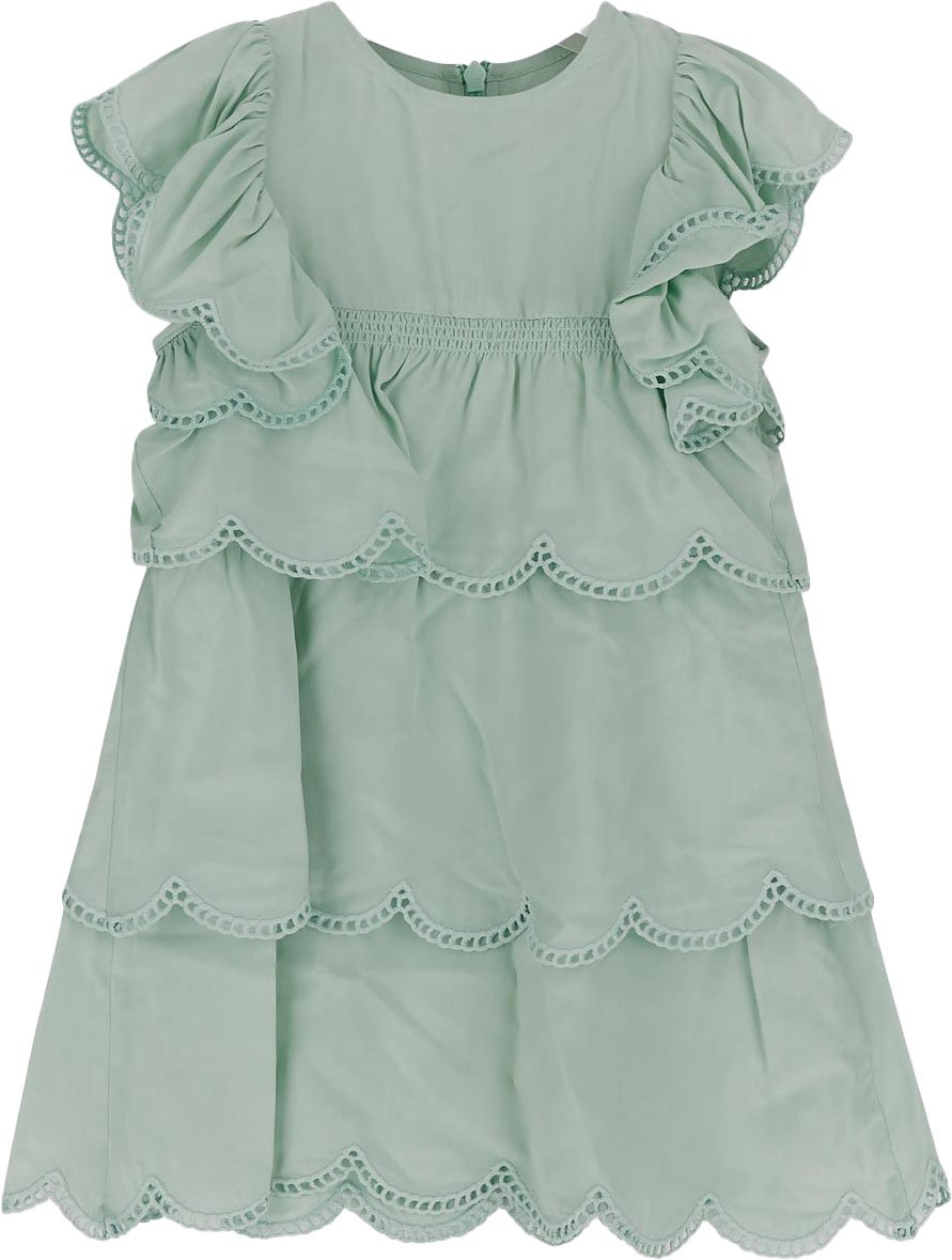 Stella McCartney Woven Dress Groen