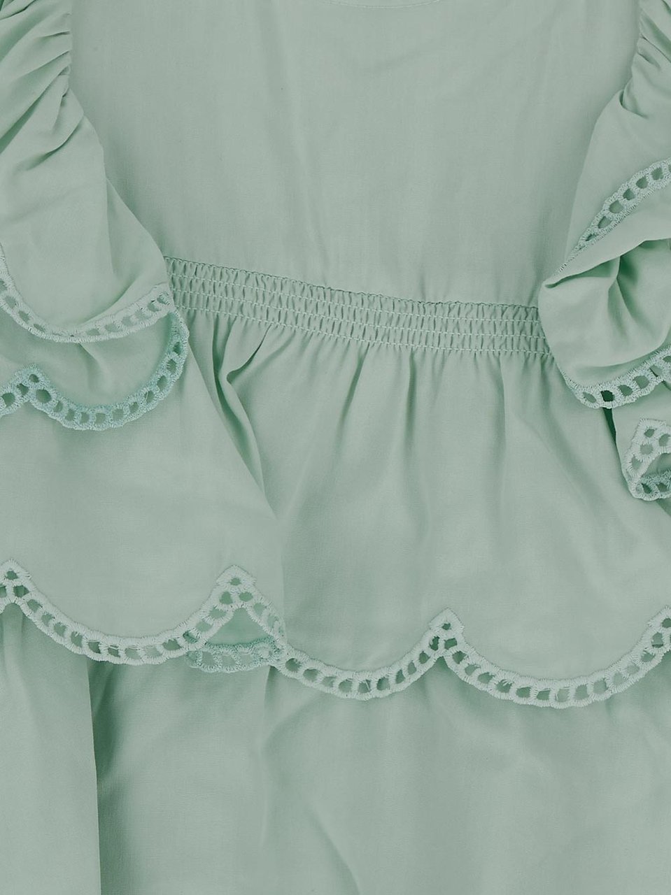 Stella McCartney Woven Dress Groen