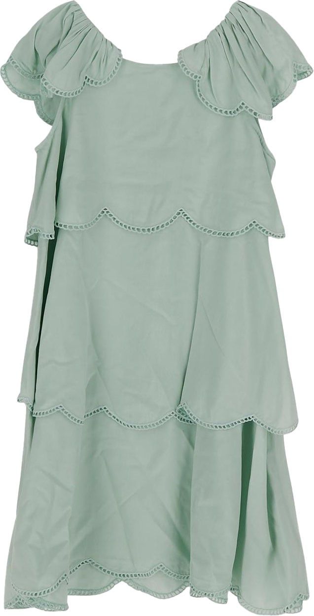 Stella McCartney Woven Dress Groen