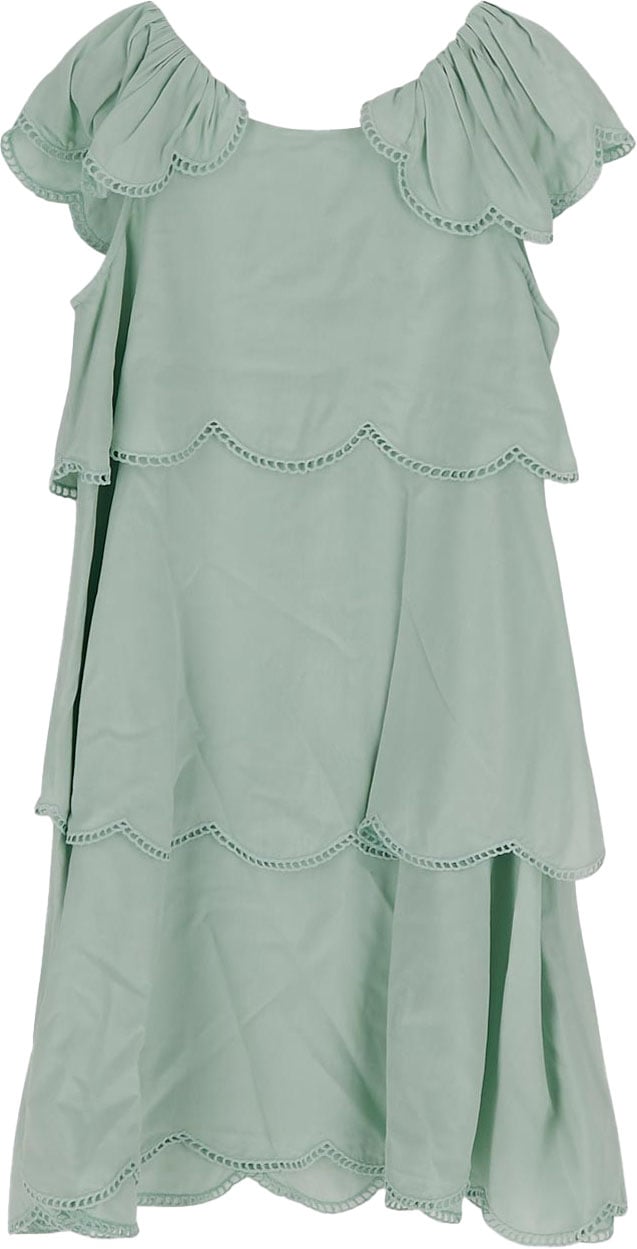 Stella McCartney Woven Dress Groen