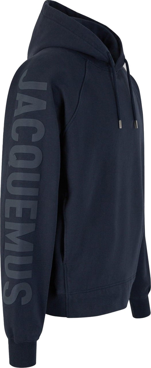 Jacquemus Cotton Hood Sweatshirt Blauw