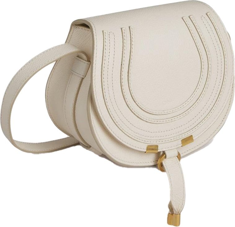 Chloé Saddle Shoulder Bag Beige