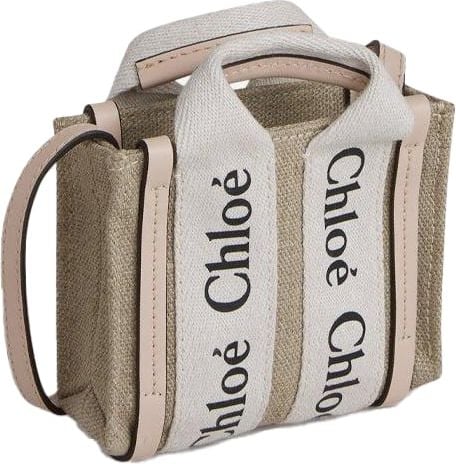 Chloé Woody Mini Tote Bag Roze