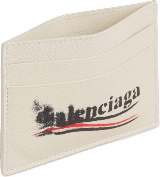 Balenciaga Logo Leather Card Holder Divers