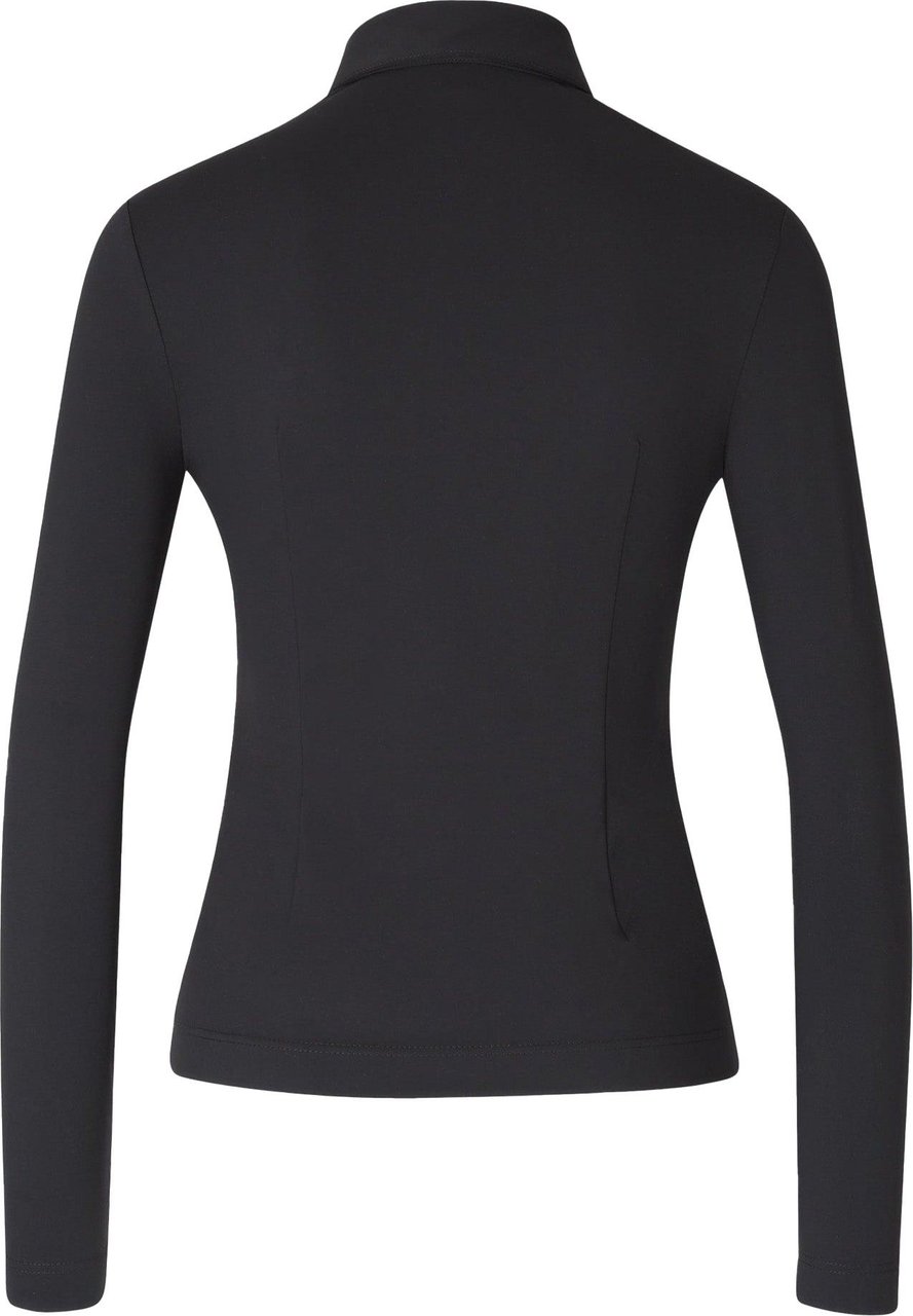 Balenciaga Plain Elastic Shirt Zwart