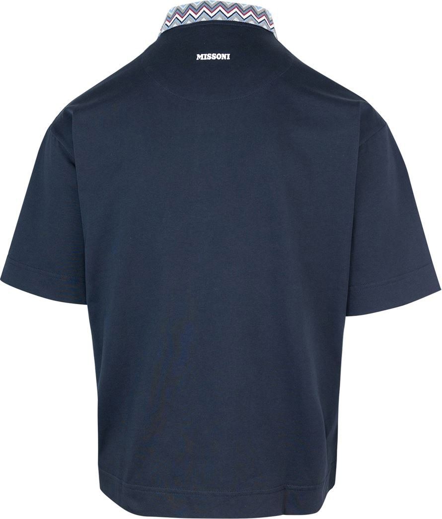 Missoni Missoni T-shirts and Polos Blue Blauw