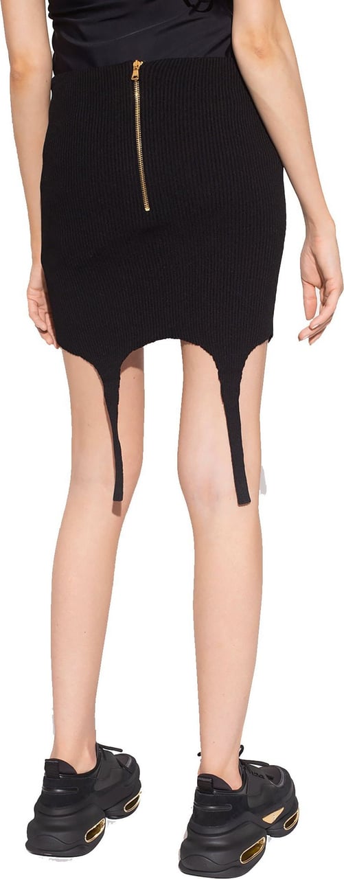 Balmain Balmain Mini Skirt Zwart