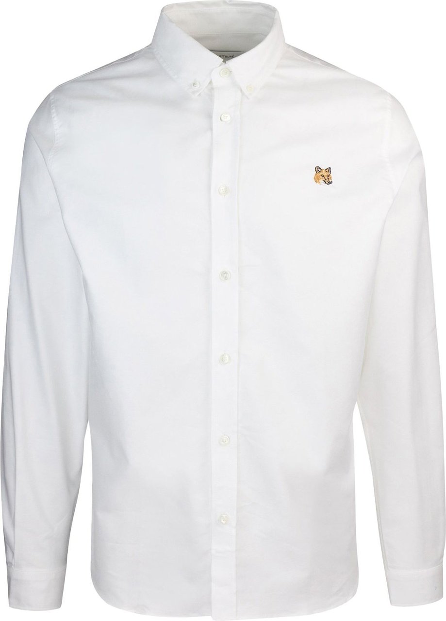Maison Kitsuné MAISON KITSUNE' Shirts White White Wit