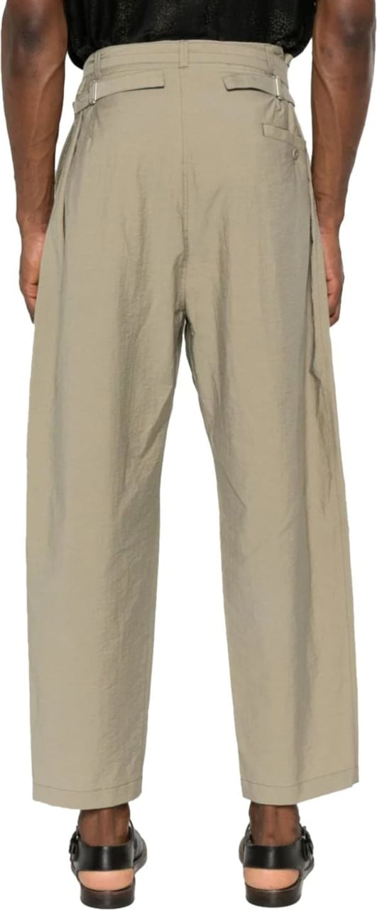 Lemaire Belted Carrot Pants Dusty Khaki Divers