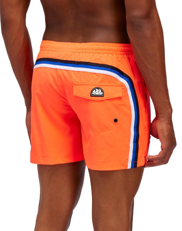 Sundek 14 inch korte swimshort Oranje