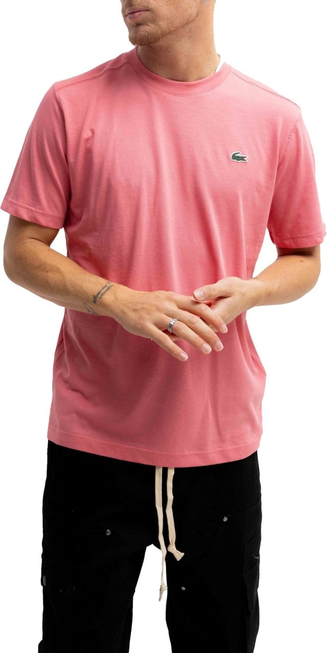 Lacoste Sport Logo T-Shirt Heren Roze Roze
