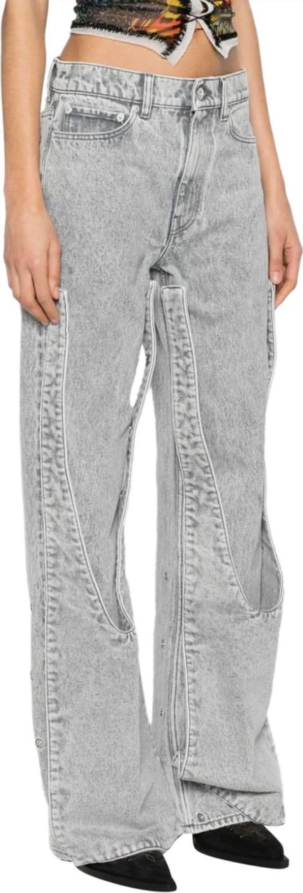 Y-project Snap Off Jeans Vintage Grey Grijs