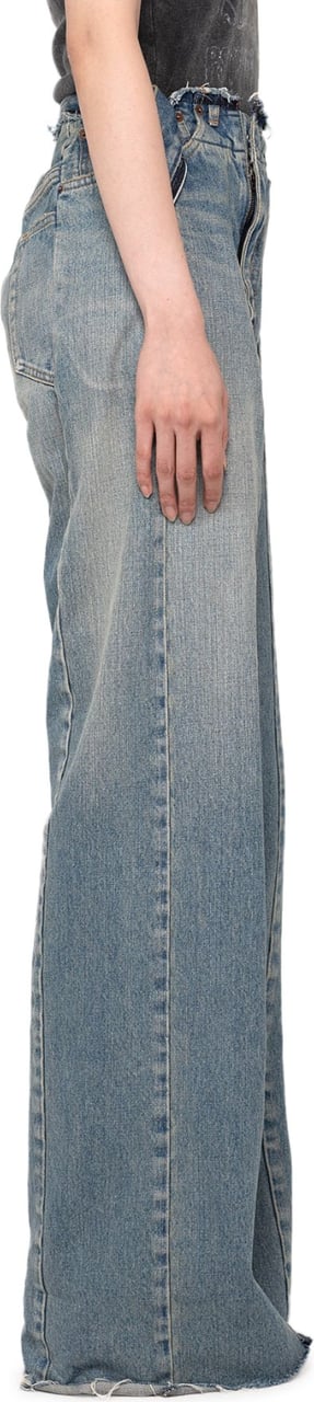 Maison Mihara Yasuhiro Reconstructed Denim Pants Blauw