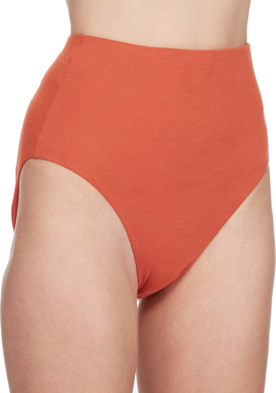 Rick Owens Brief Knit Shorts Tangerine Oranje