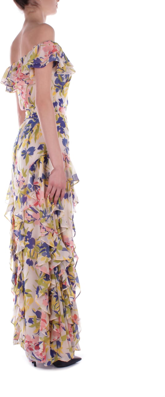 Ralph Lauren Dresses Creamblue Blauw