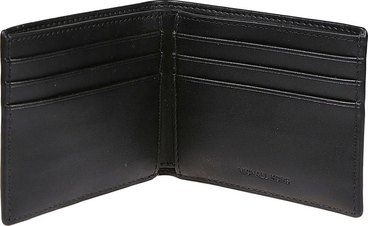 Michael Kors Slim Billfold Wallet With Keyring Box Set Black Zwart