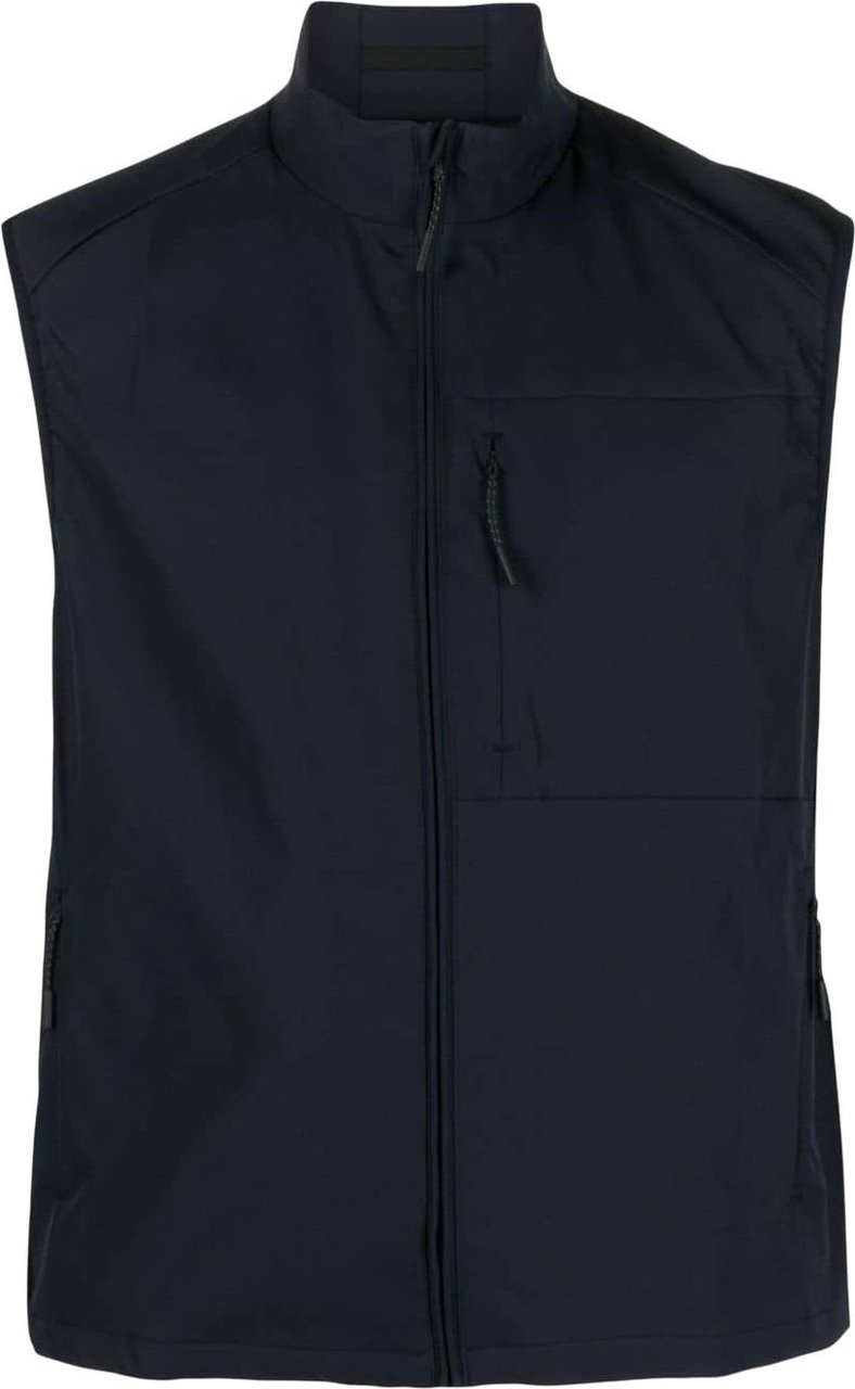 Norse Projects gilet leger a fermeture zippee Blauw