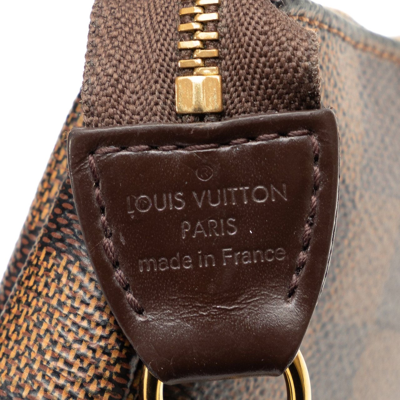 Louis Vuitton Damier Ebene Mini Pochette Accessoires Bruin