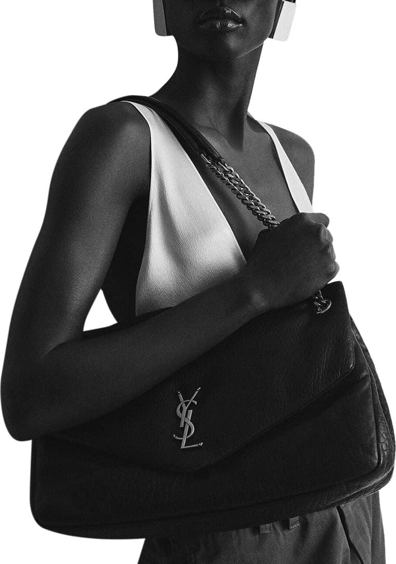 Saint Laurent Calypso Shoulder Bag Zwart