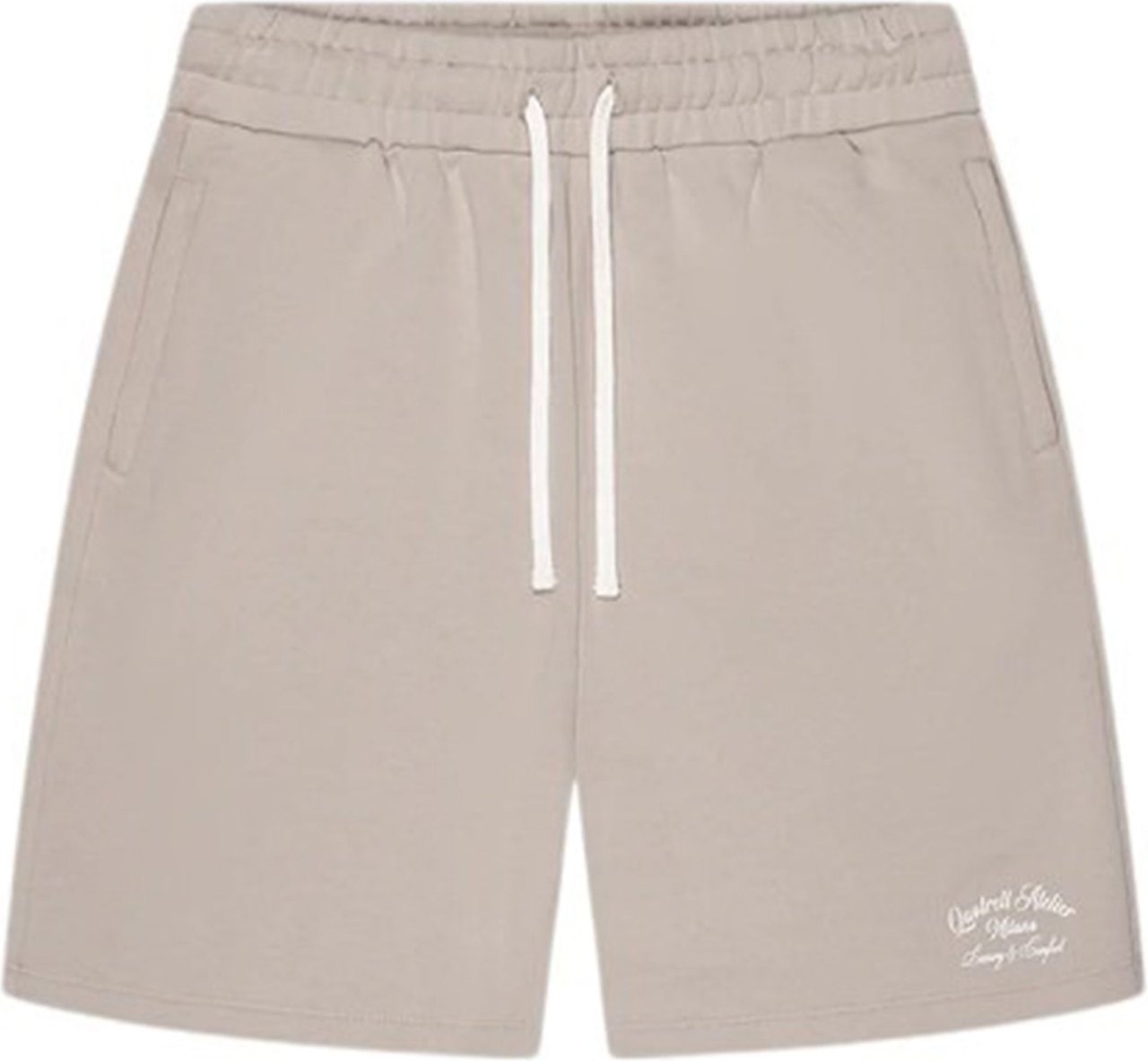 Quotrell Atelier Milano Shorts | Taupe/off White Taupe