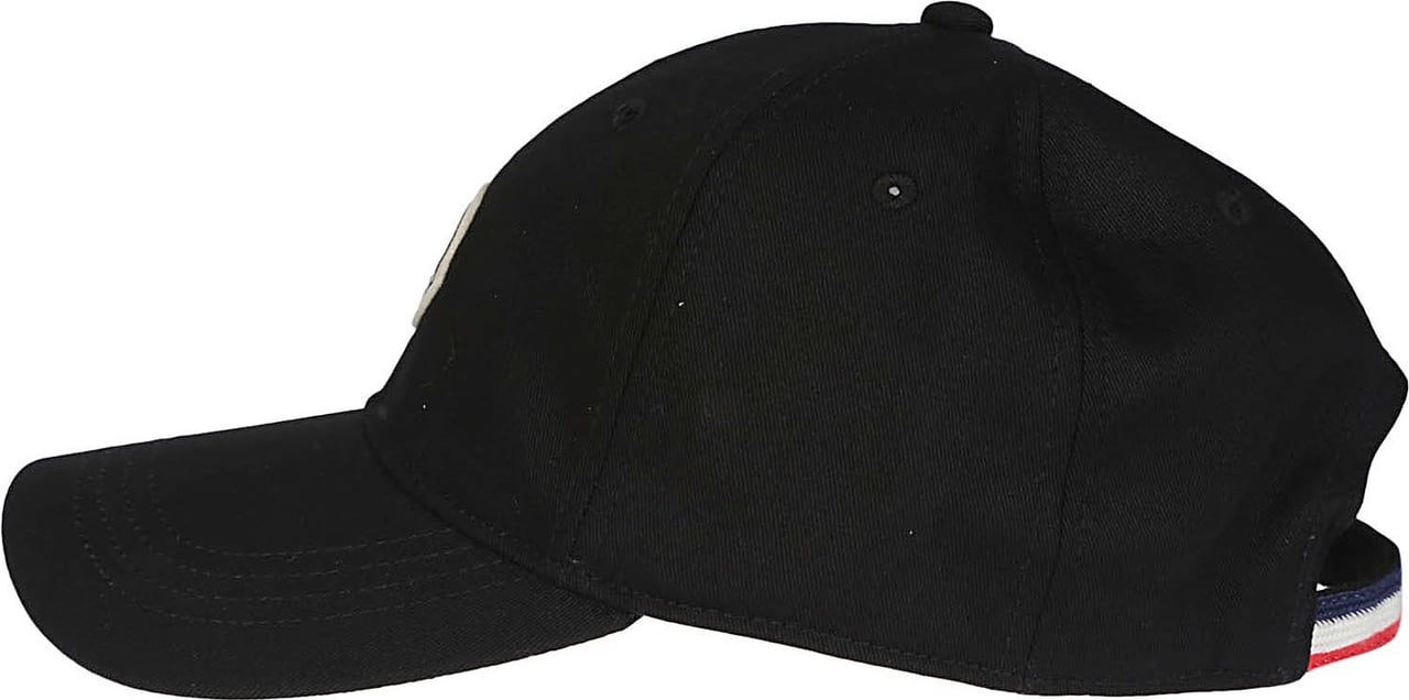 Moncler Baseball Hat Black Zwart