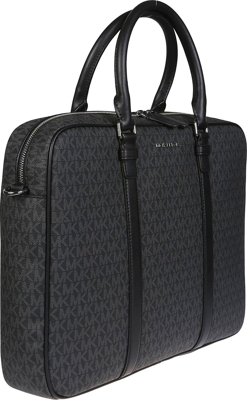 Michael Kors Hudson Commuter Briefcase Black Zwart