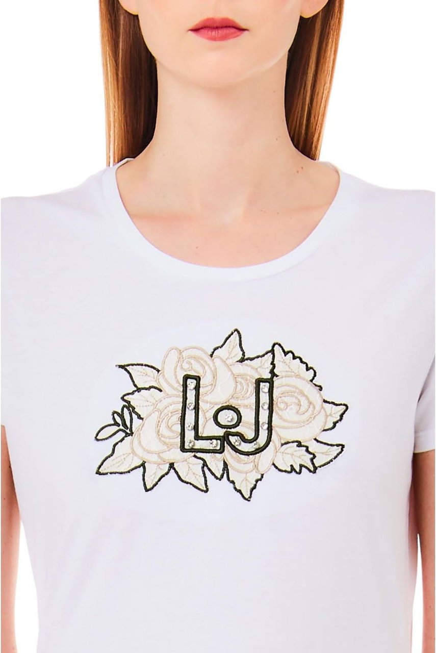 Liu Jo Liu Jo Dames T-shirt Wit MA4333-J5904/N9306 Wit