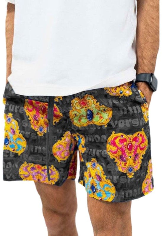 Versace Jeans Couture Heren Korte Broek Zwart