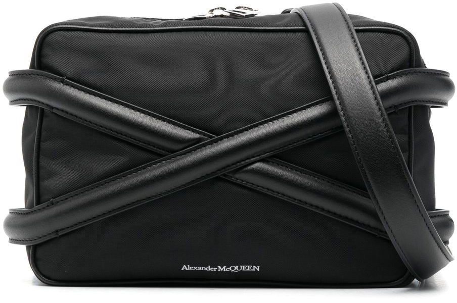 Alexander McQueen The Harness Camera Bag Zwart