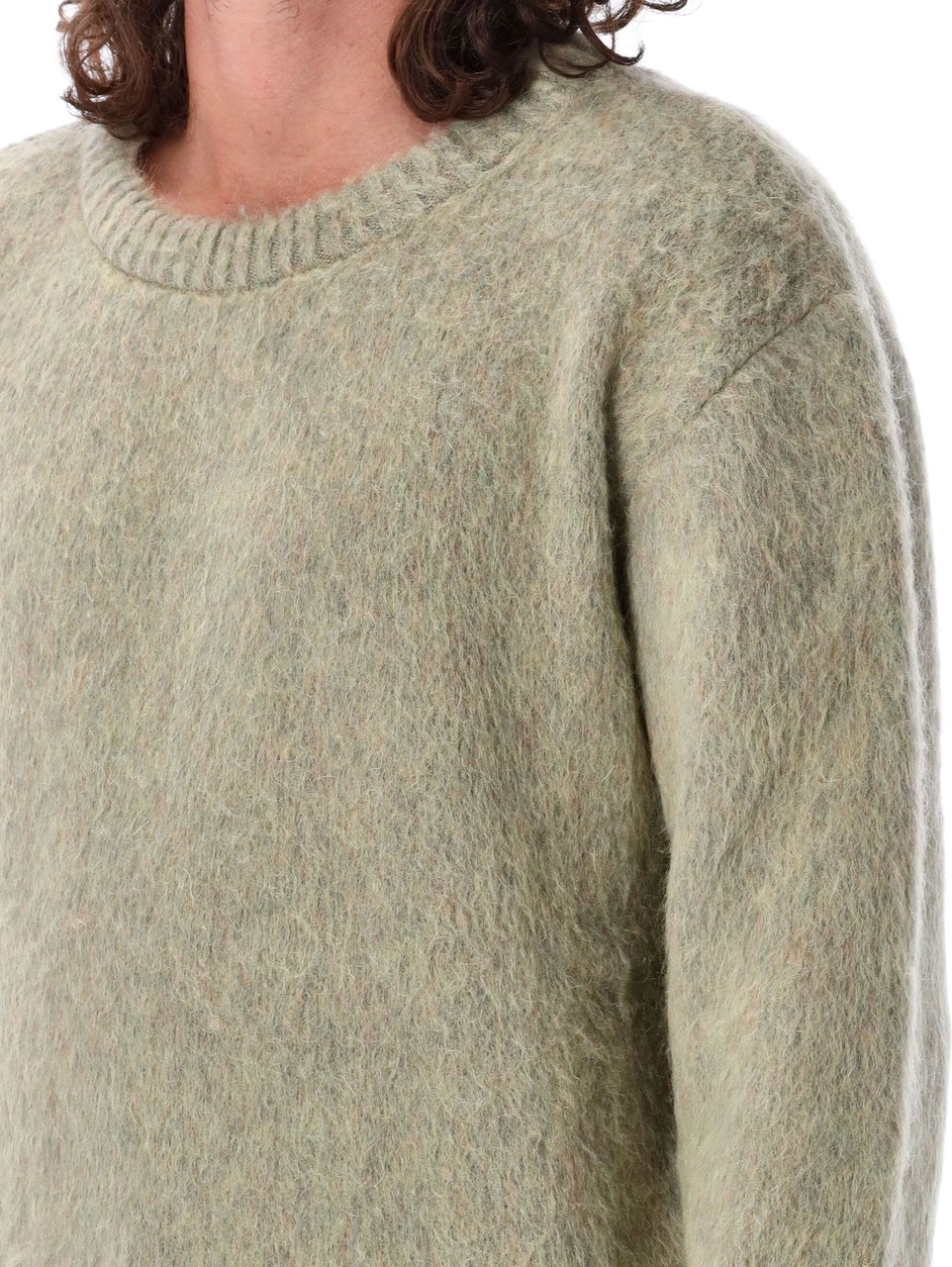 Lemaire BRUSHED SWEATER Blauw