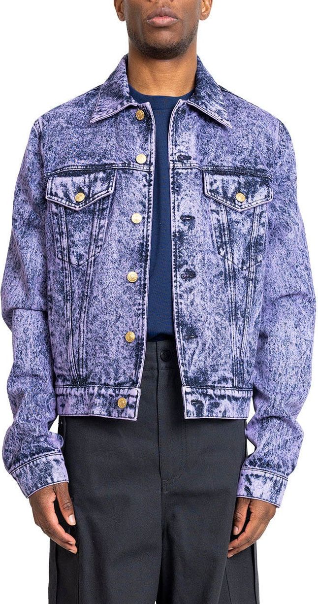 Marni JACKET MARBLE DYED LIGHT ORCHID Divers