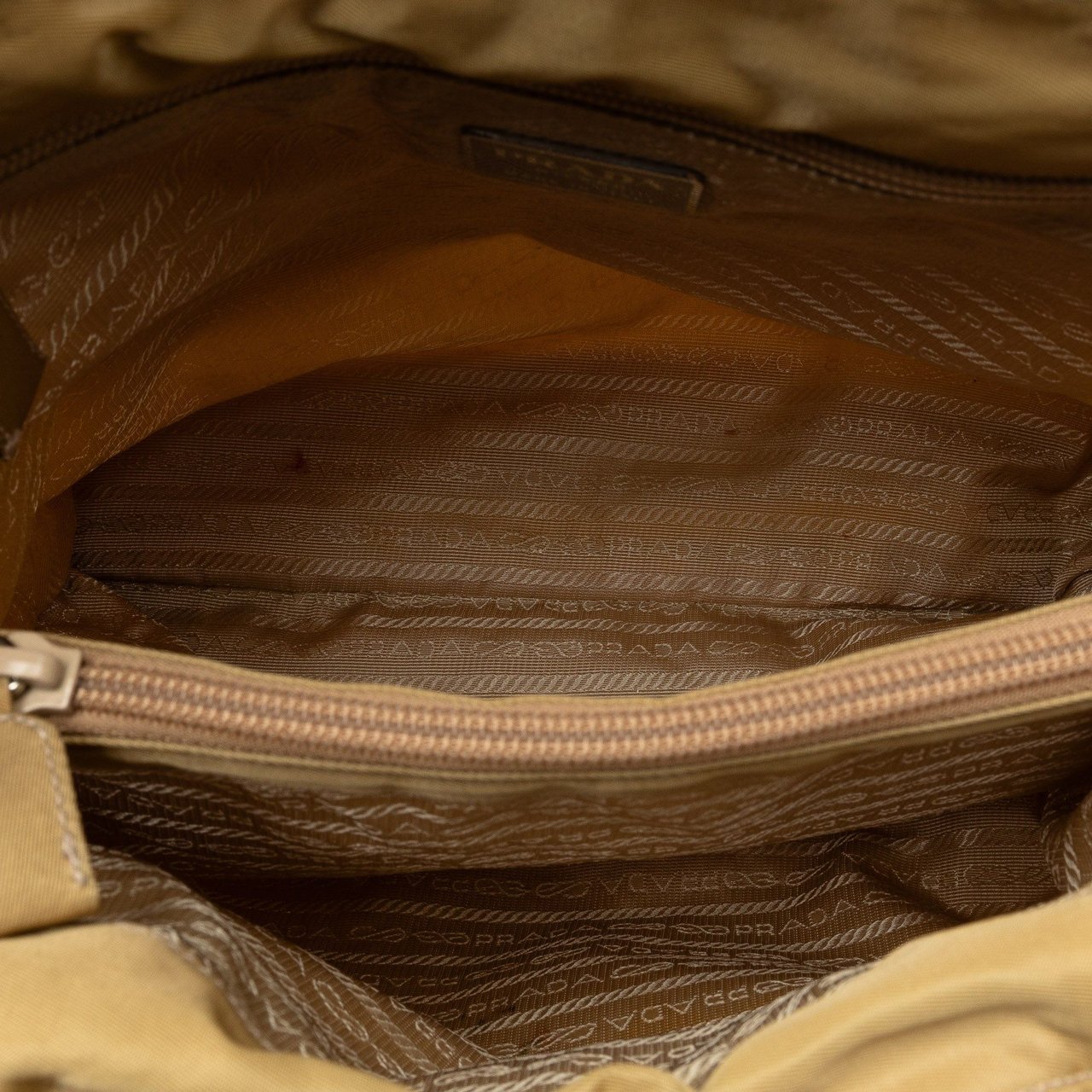 Prada Tessuto Handbag Bruin