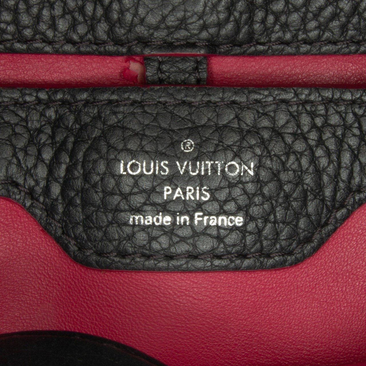 Louis Vuitton Taurillon Capucines BB Zwart
