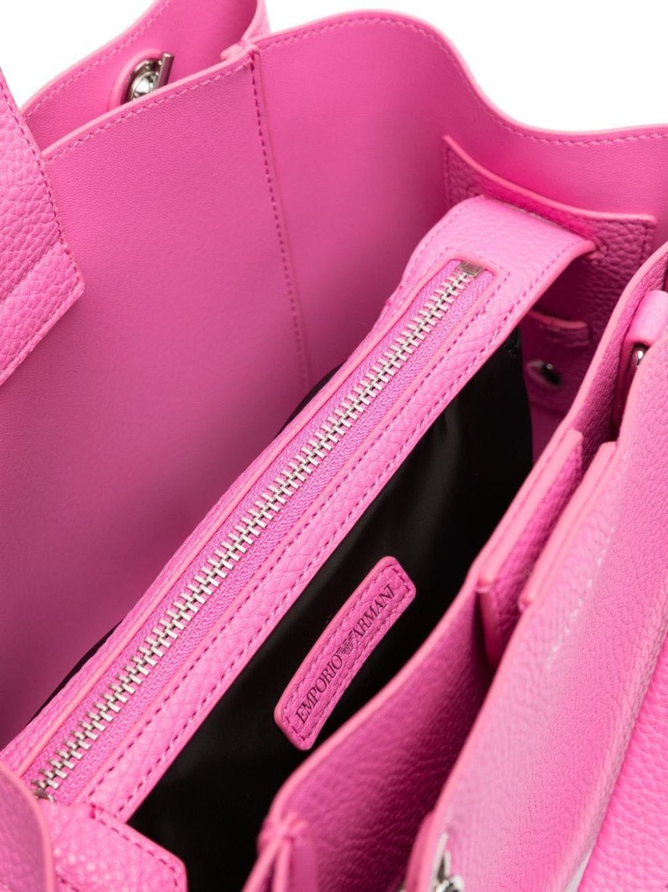 Emporio Armani Charm Pink Handbag Pink Roze