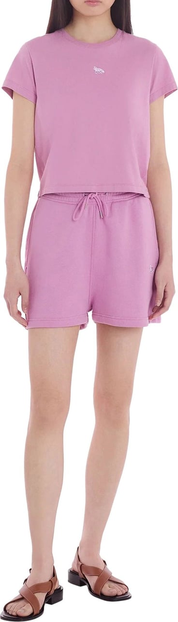 Maison Kitsuné Cotton Shorts Roze