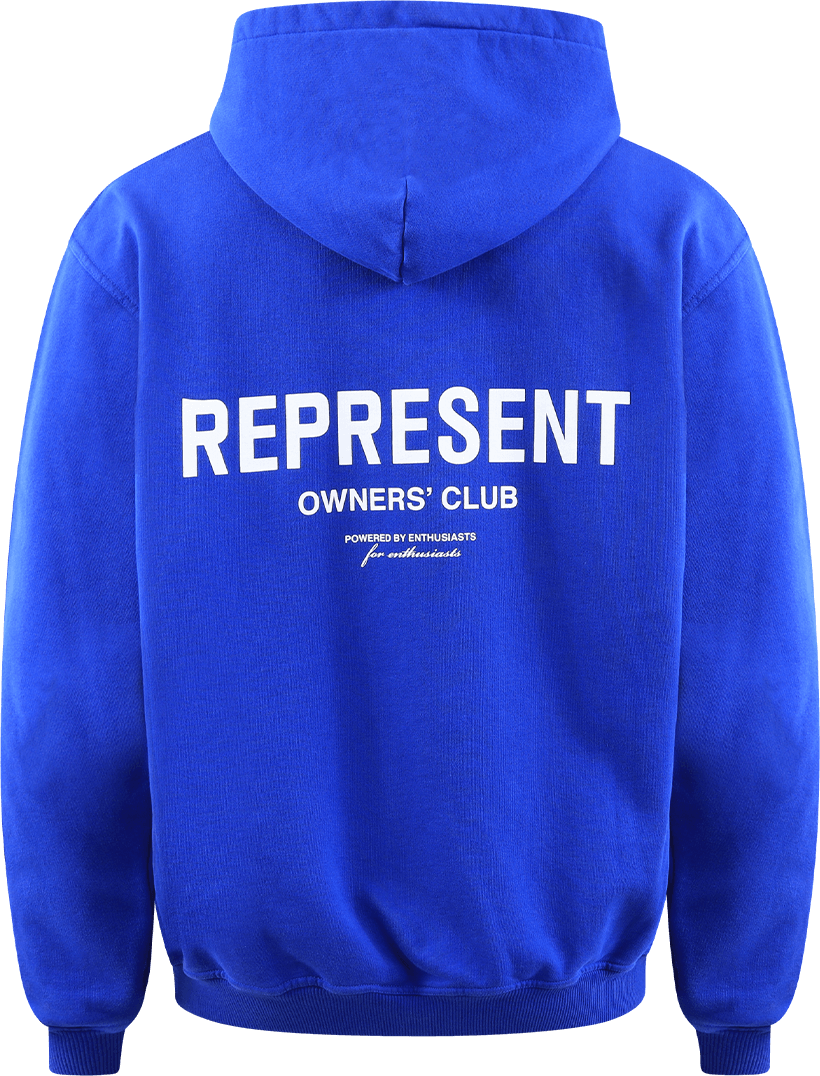 Represent Heren Owners Club Hoodie Blauw Blauw