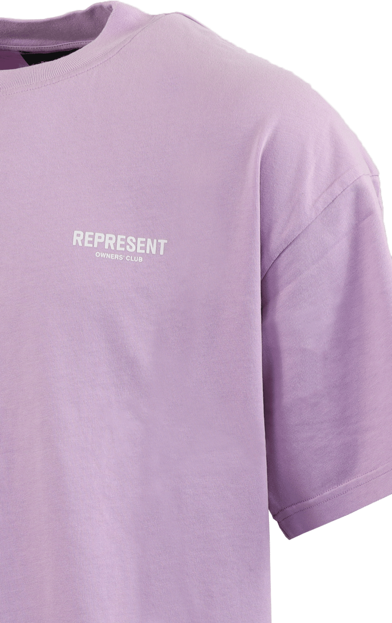 Represent Heren Owners Club T-Shirt Roze Geel