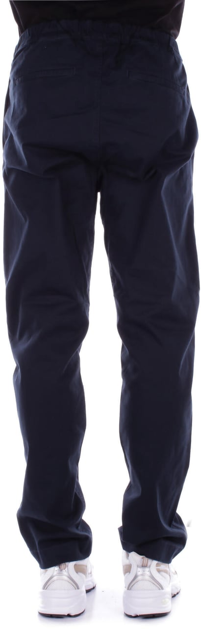 Woolrich Trousers Blue Blauw