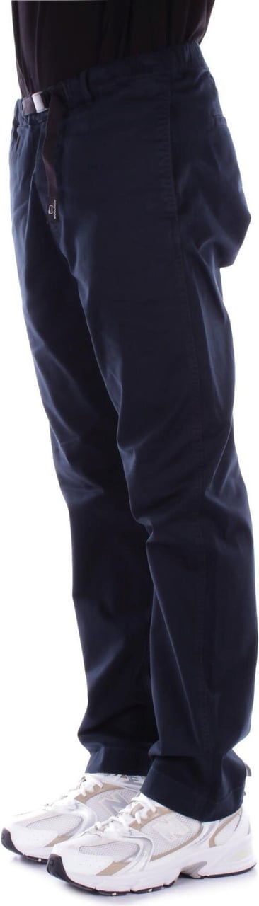 Woolrich Trousers Blue Blauw