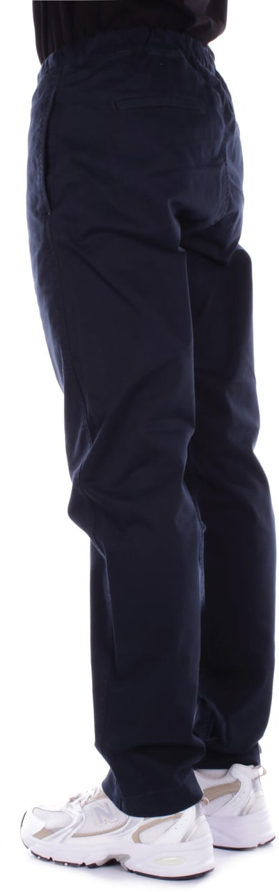 Woolrich Trousers Blue Blauw