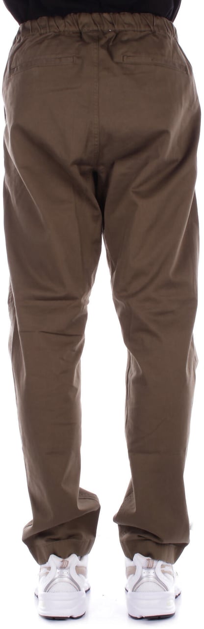 Woolrich Trousers Verde Oliva Groen