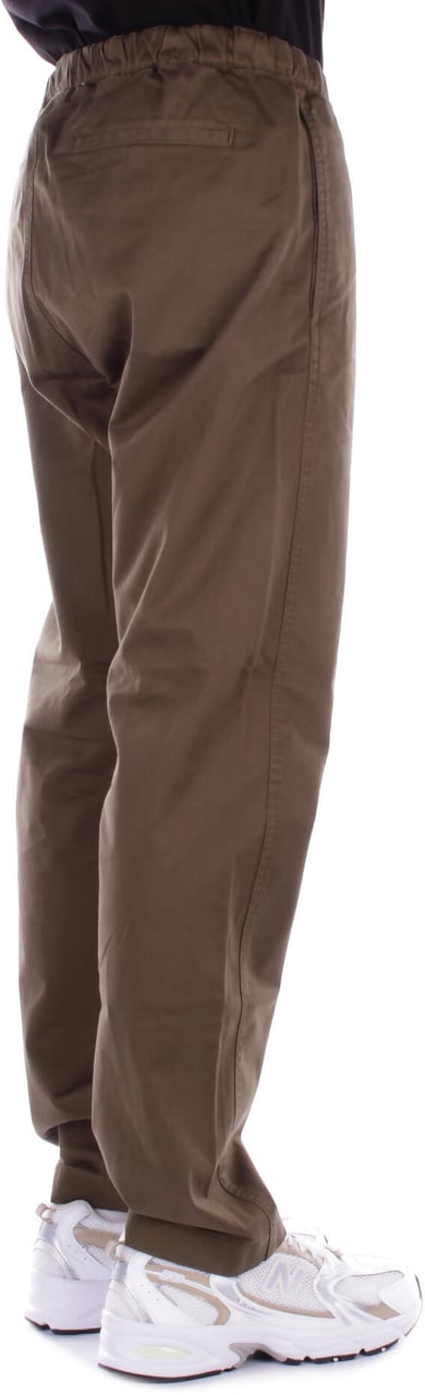 Woolrich Trousers Verde Oliva Groen