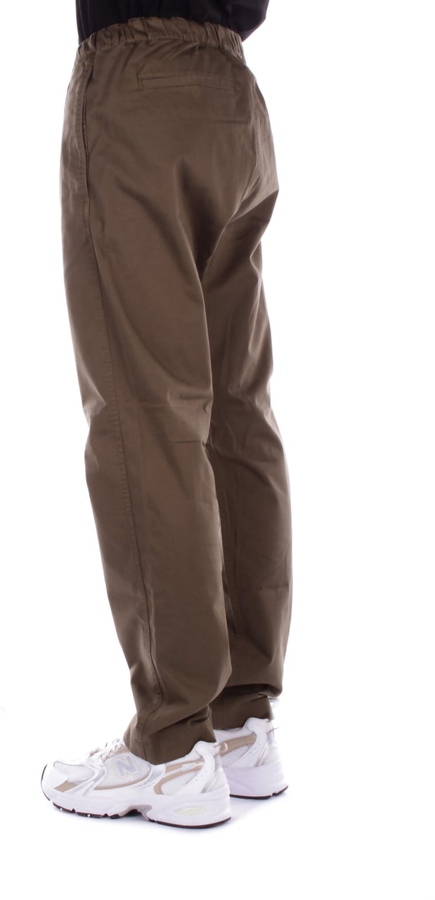 Woolrich Trousers Verde Oliva Groen