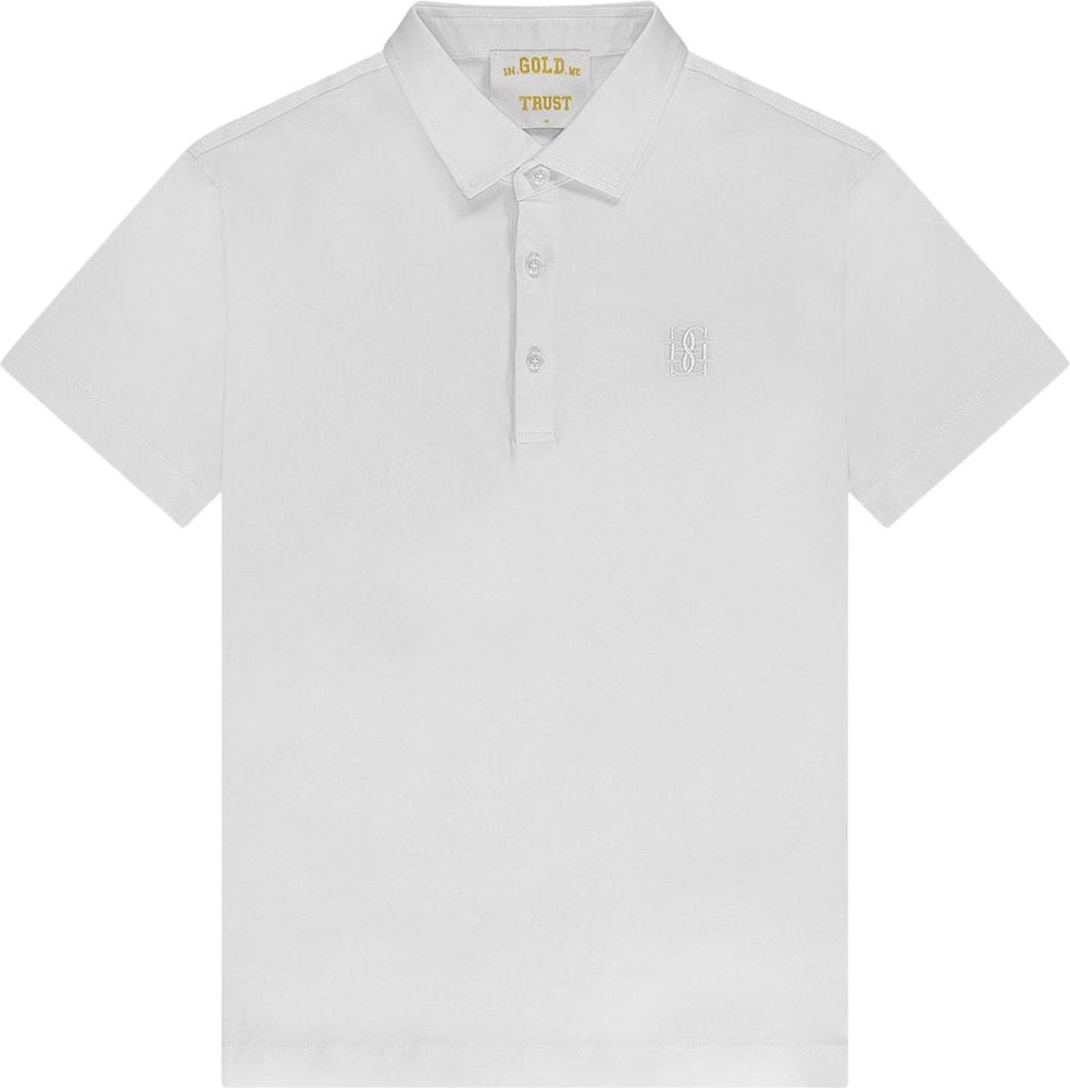 In Gold We Trust The Smooth Polo White Wit