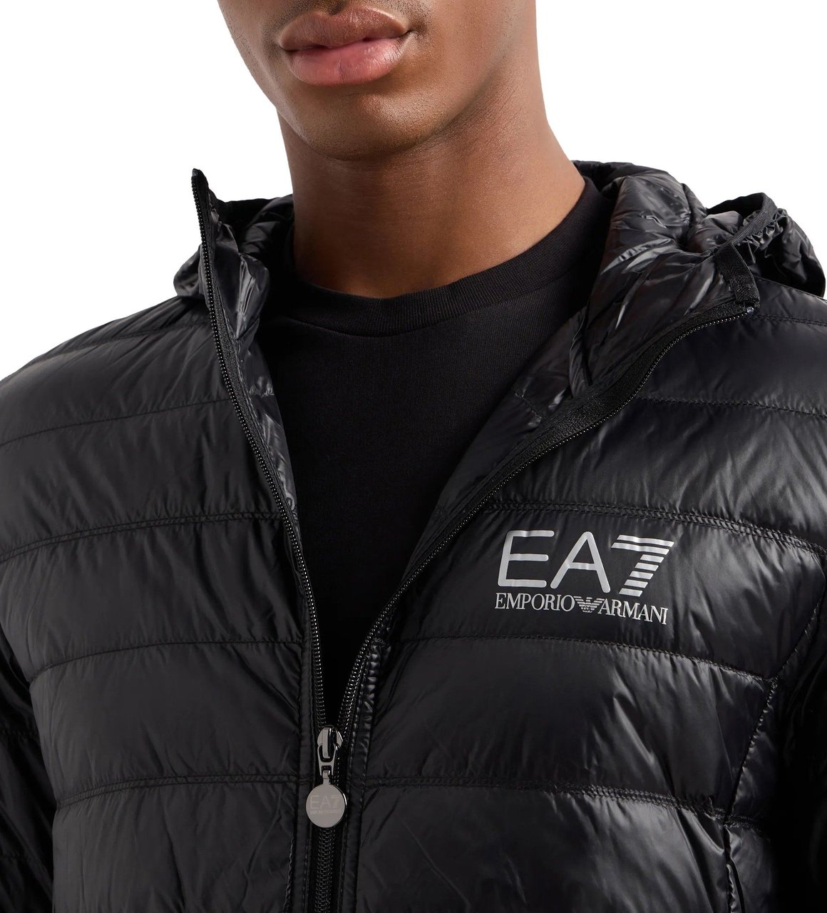 EA7 Coats Black Zwart