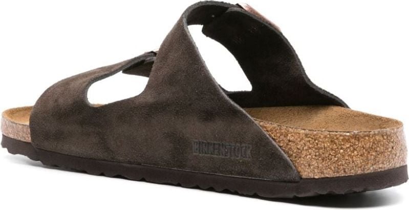 Birkenstock sandales arizona en cuir Bruin