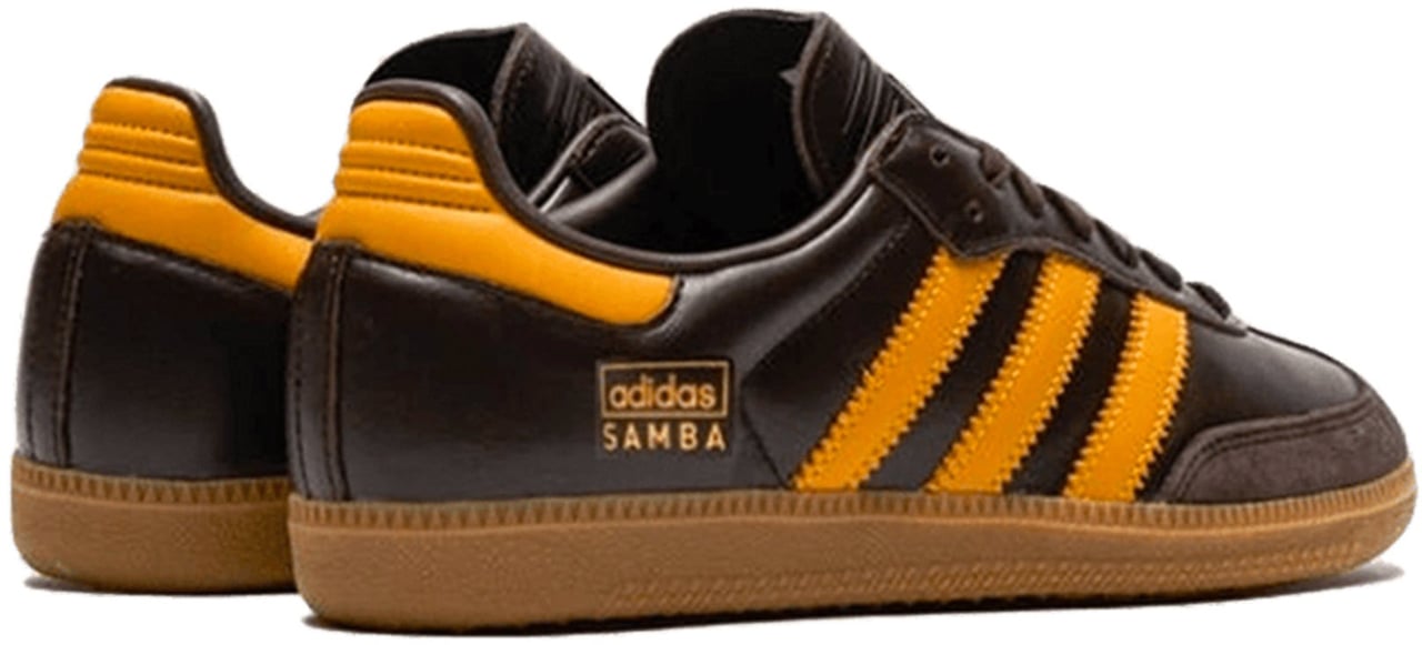 Adidas Adidas Samba OG Dark Brown Yellow Divers